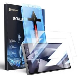 2 Pack Screen Protector for Samsung Galaxy S24 Ultra HD